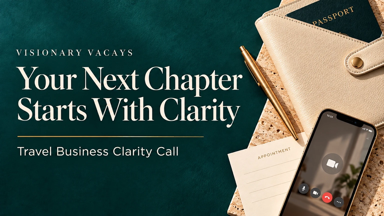 Your Next Chapter Starts With Clarity — Travel Business Clarity Call